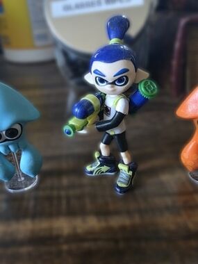 Inkling Shooter Boy Figure From SPLATOON